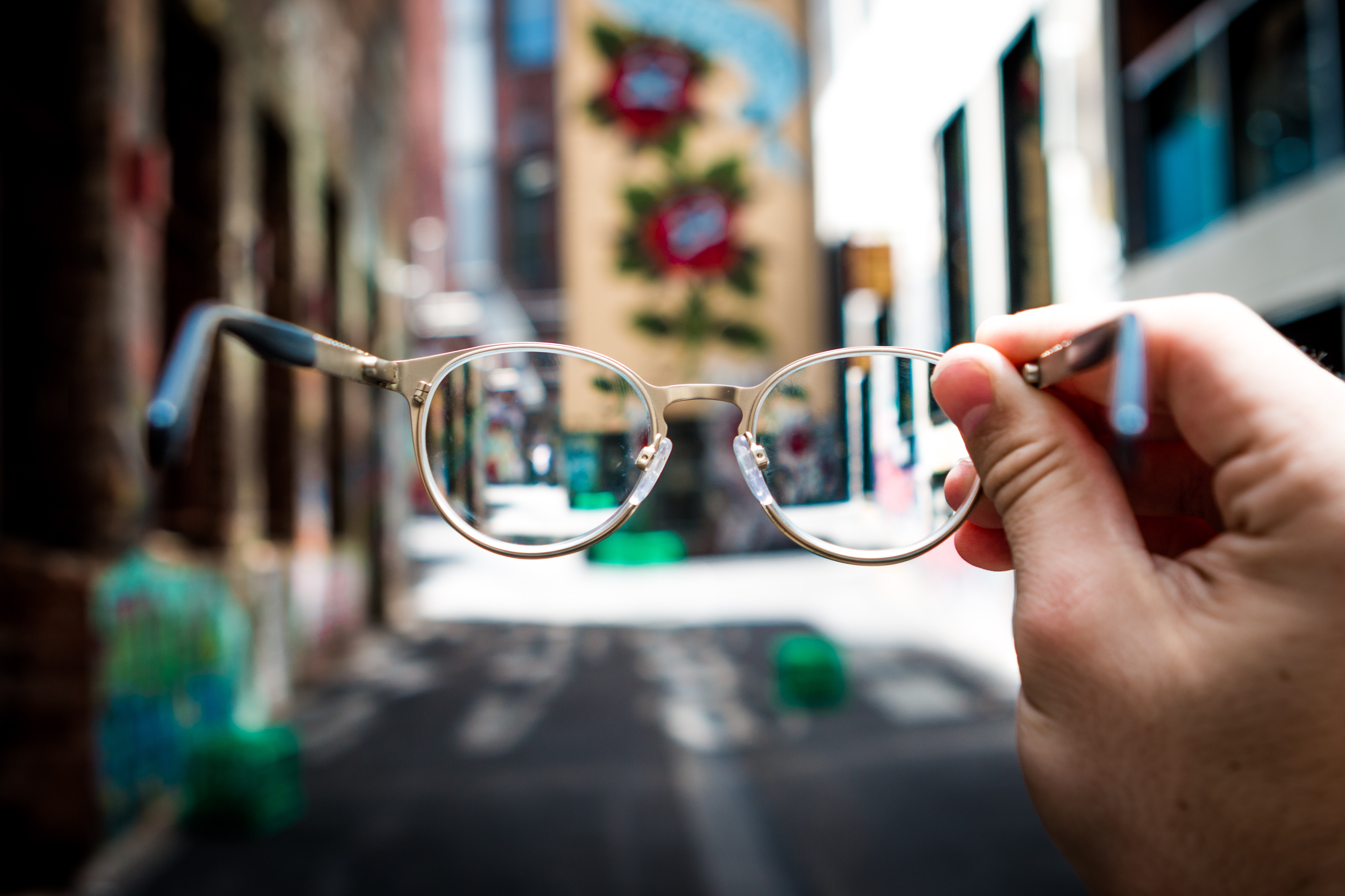 Vision avec lunettes